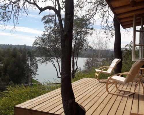 cabanas en lago rapel adobe 2