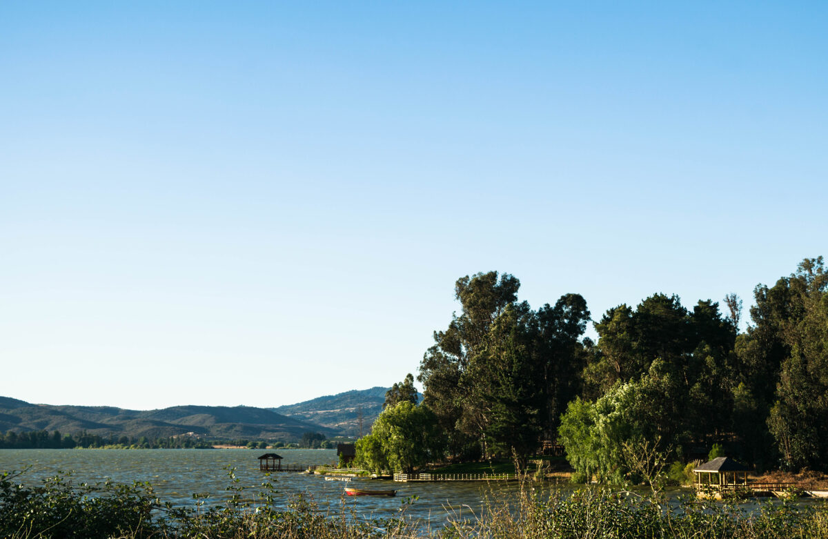 cabanas en lago rapel